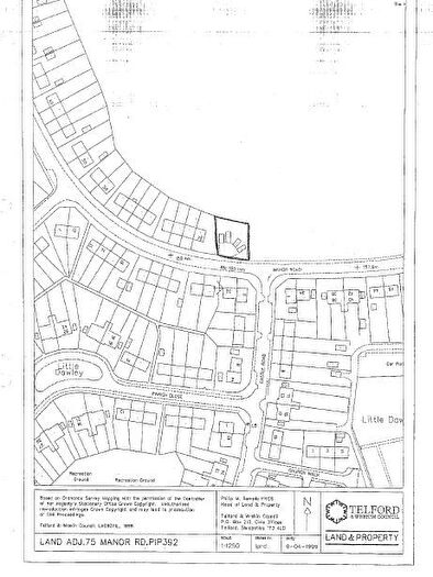 Land For Sale In Manor Road, Dawley, Telford, TF4