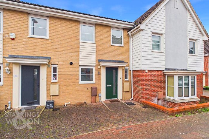 2 Bedroom Terraced House For Sale In Solario Road, Costessey, Norwich, NR8