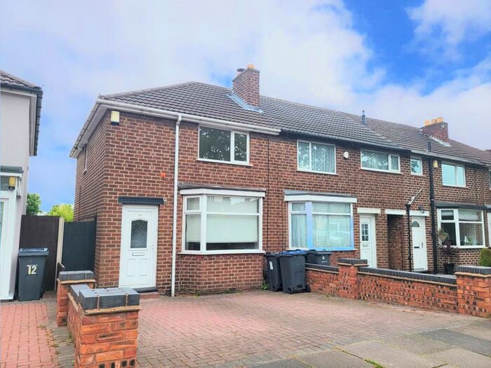 2 Bedroom End Of Terrace House To Rent In Elliston Avenue, Great Barr, Birmingham, B44