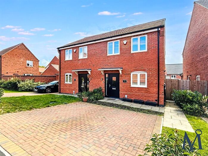 2 Bedroom Semi-Detached House For Sale In Lovett Close, Hugglescote, Coalville, LE67
