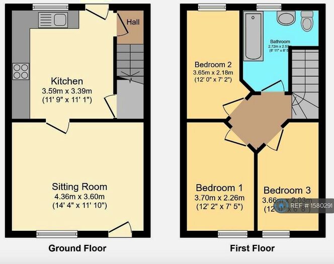3 Bedroom Terraced House To Rent In Cliff Street, Mansfield, NG18