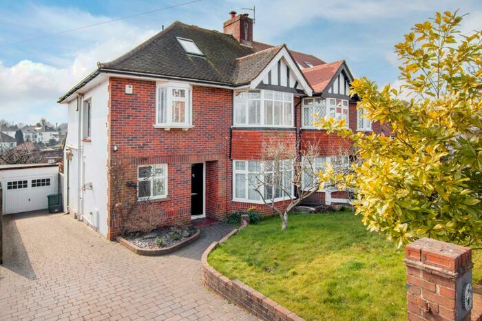 4 Bedroom Semi-Detached House To Rent In Redhill Drive, Withdean, Brighton, East Sussex, BN1