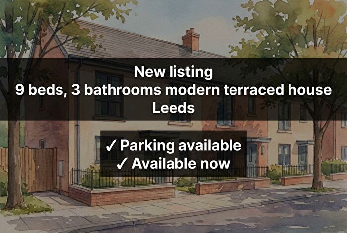 9 Bedroom Terraced House To Rent In Cardigan Road, Hyde Park, Leeds, LS6