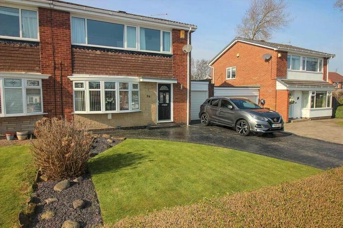 3 Bedroom Semi-Detached House To Rent In Highfield Place, Brunswick Green, Wideopen, NE13