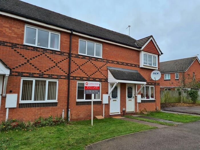 2 Bedroom Terraced House To Rent In Ajax Close, Waterside, Rugby, CV21