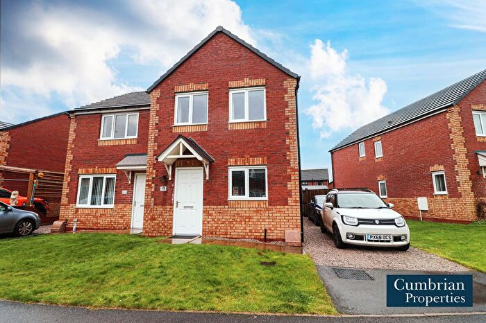 3 Bedroom Semi Detached House For Sale In St Michaels Drive, Longtown, Carlisle, CA6
