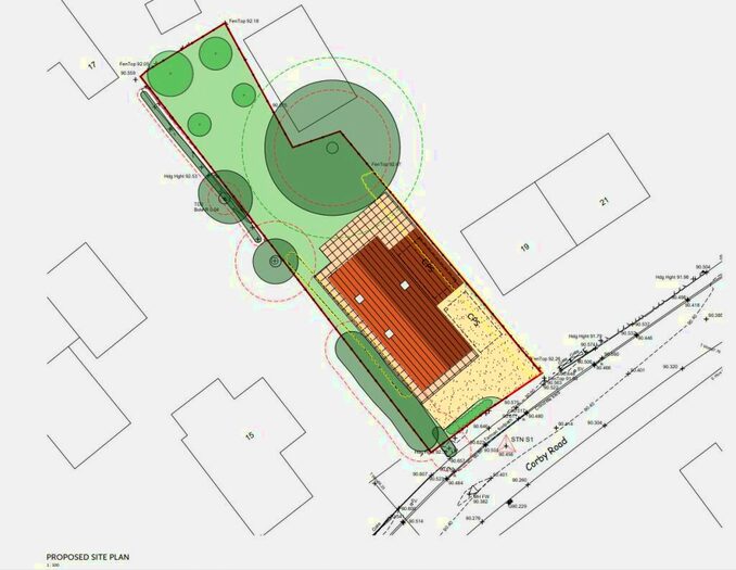 Land For Sale In Corby Road, Swayfield, Grantham, Lincs, NG33