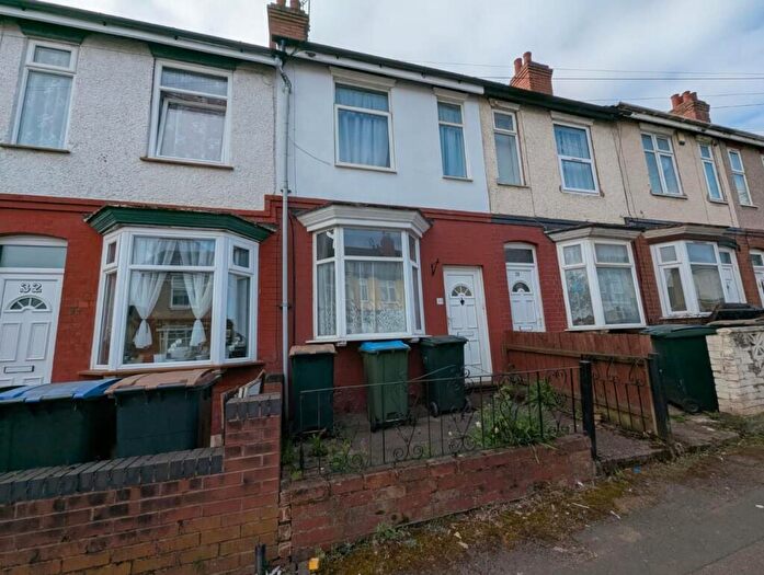 2 Bedroom Terraced House To Rent In St. Agathas Road, Coventry, CV2