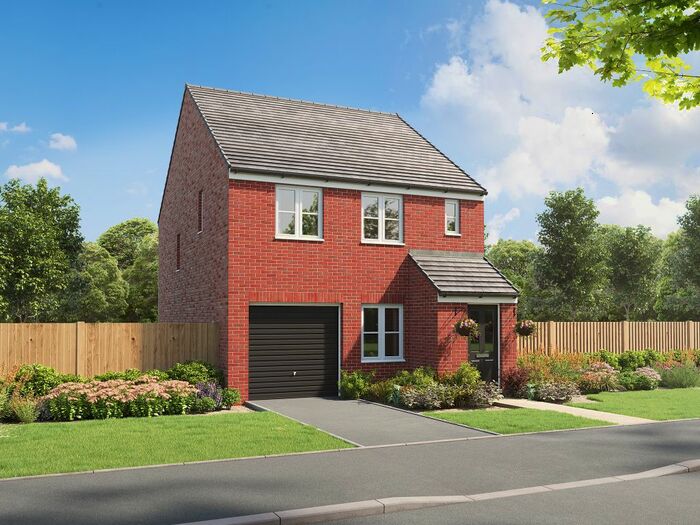 3 Bedroom Semi-detached House For Sale In "The Dalby" At Bridgend Road, Bryncae, Llanharan, Pontyclun, CF72