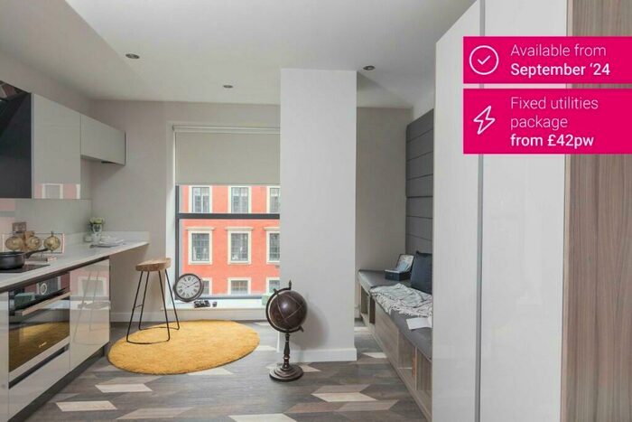 Studio To Rent In Salisbury House, Granby Row, Manchester, Greater Manchester, M1