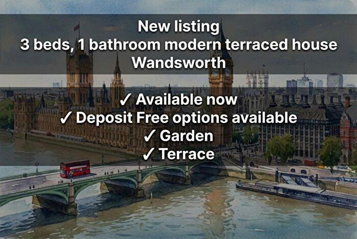 3 Bedroom Terraced House To Rent In Ringwood Gardens, London, SW15