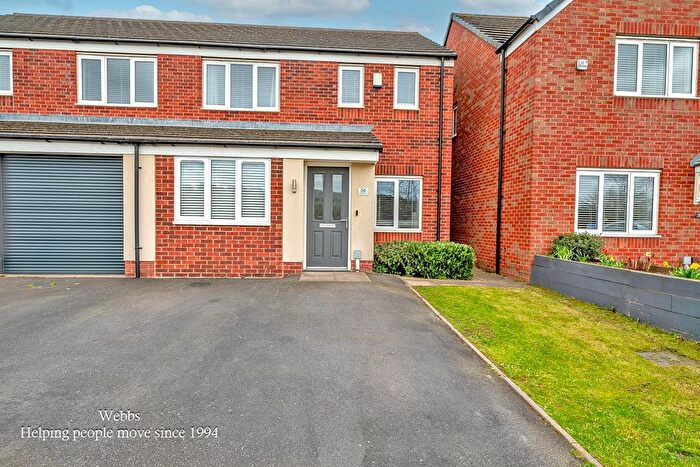 3 Bedroom Semi Detached House For Sale In Lamplight Way, Hednesford, Cannock, WS12