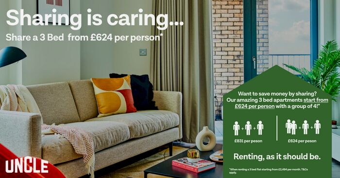 3 Bedroom Flat To Rent In Merrick Road, Southall, Middlesex, UB2