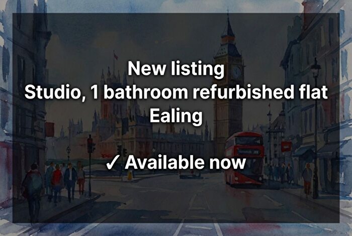 Studio To Rent In Oakfield Gardens, Greenford, UB6