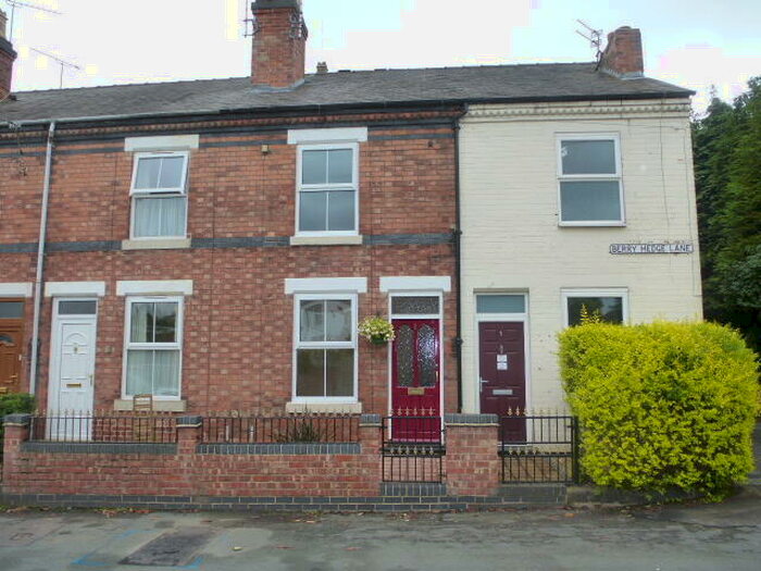 2 Bedroom Terraced House To Rent In Berry Hedge Lane, Winshill., DE15