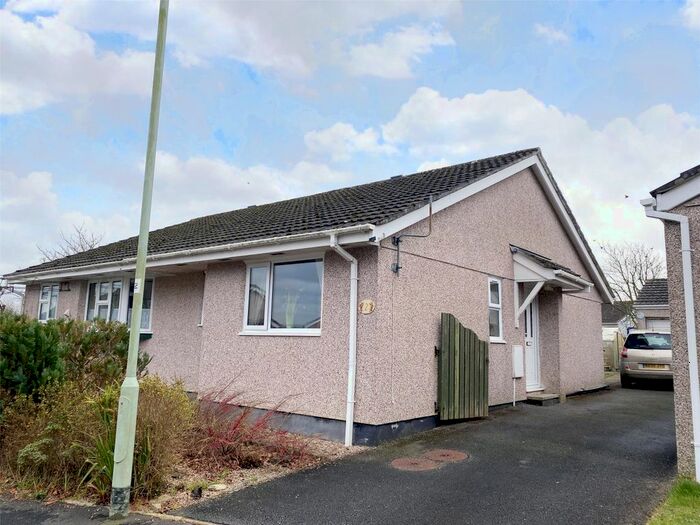 2 Bedroom Semi-Detached Bungalow For Sale In Crockers Way, St. Giles-On-The-Heath, Launceston, Cornwall, PL15