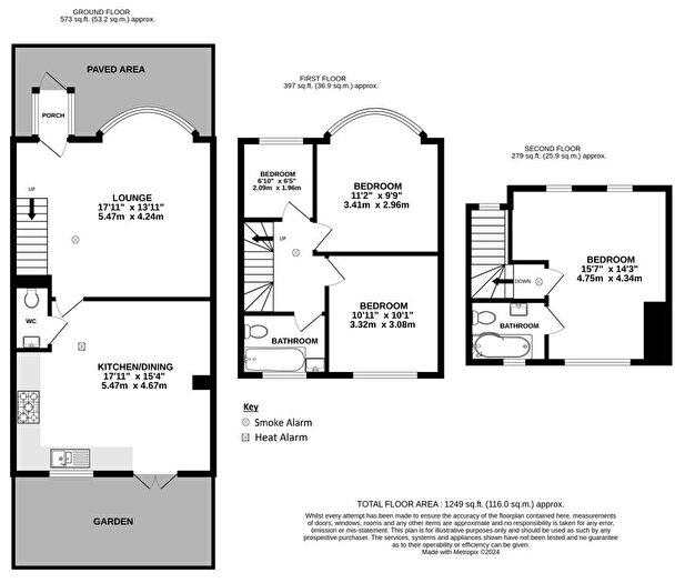 4 Bedroom Terraced House To Rent In Sudbury Heights Avenue, Greenford, UB6