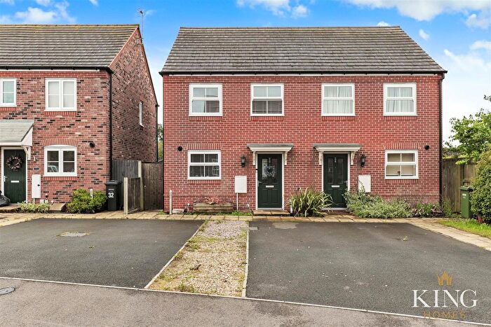 2 Bedroom Semi-Detached House For Sale In Ross Crescent, Inkberrow, Worcester, WR7