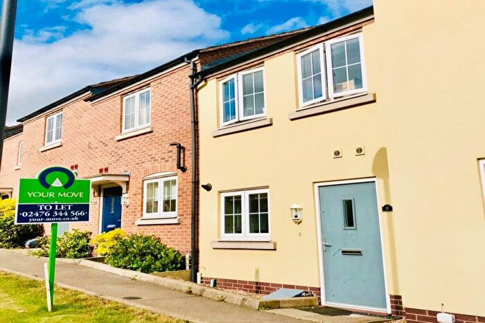 2 Bedroom Terraced House To Rent In Seven Foot Lane, Nuneaton, Warwickshire, CV10