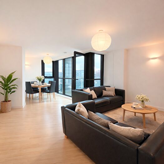 2 Bedroom Flat To Rent In Tempus Tower, Mirabel, Manchester, M3