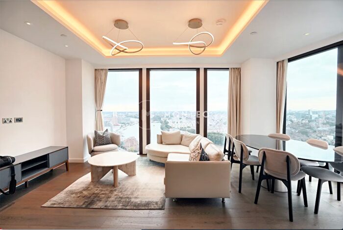 3 Bedroom Flat To Rent In Thames City, Carnation Way, London, SW8