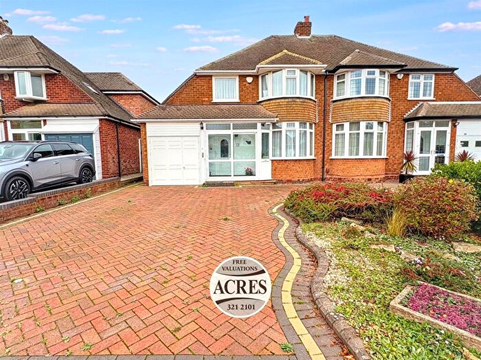 3 Bedroom Semi-Detached House For Sale In Dalkeith Road, Sutton Coldfield, B73