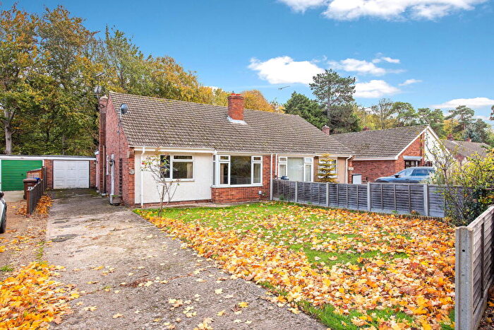 2 Bedroom Semi-Detached Bungalow For Sale In Moulton Avenue, Kentford Sat Nav, CB8