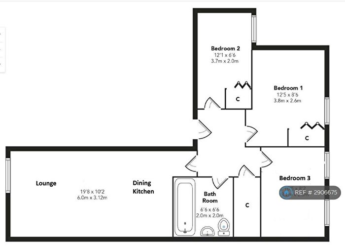 3 Bedroom Flat To Rent In Oxford St, Glasgow, G5