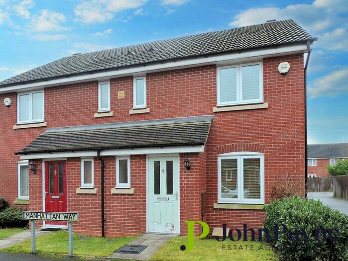 3 Bedroom Semi-Detached House To Rent In Manhattan Way, Bannerbrook, Coventry, West Midlands, CV4
