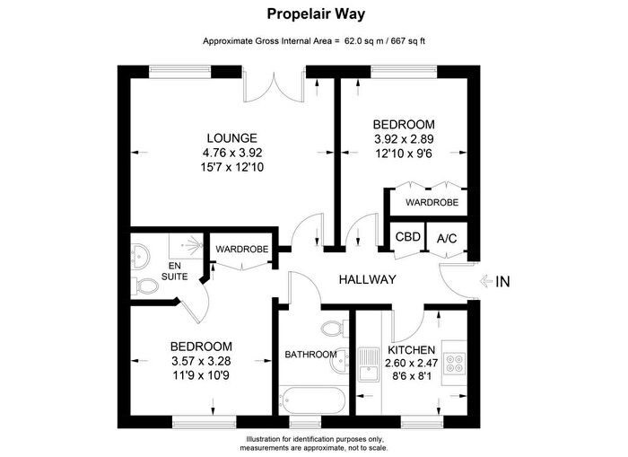2 Bedroom Apartment To Rent In Propelair Way, CO4