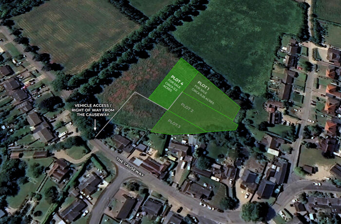 Land For Sale In Plot, Land On The West Side Of, The Causeway, Toppesfield, Halstead, Essex, CO9