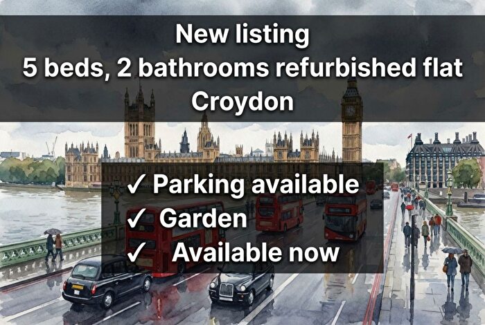 5 Bedroom Flat To Rent In Osborne Road, Thornton Heath, CR7