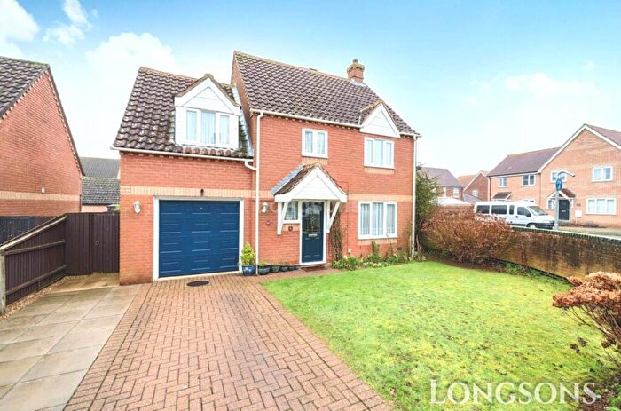 4 Bedroom Detached House For Sale In Blenheim Way, Watton, IP25