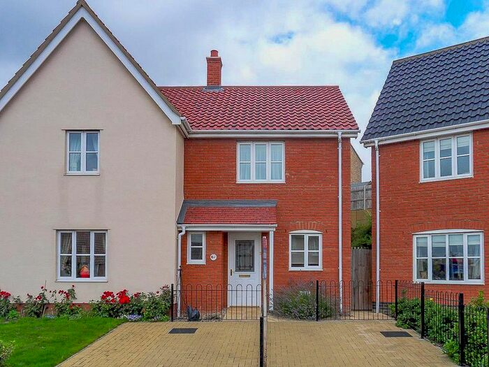 2 Bedroom Semi-Detached House To Rent In Lambert Close, Hadleigh, Ipswich, Suffolk, IP7