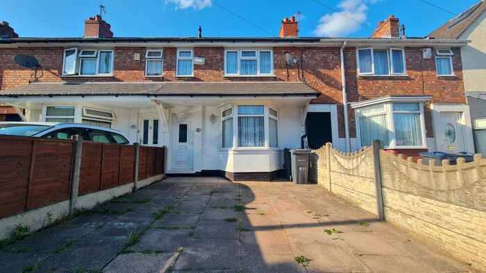 2 Bedroom Terraced House To Rent In Repton Road, Bordesley Green Birmingham, B9