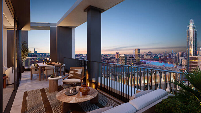 3 Bedroom Penthouse For Sale In The Luminaries, Azure Penthouse, Ponton Road, Nine Elms, London, SW11