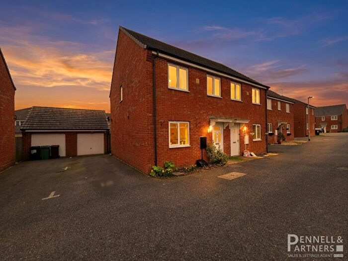 3 Bedroom Semi-Detached House For Sale In Luna Way, Cardea, Stanground, Peterborough, PE2
