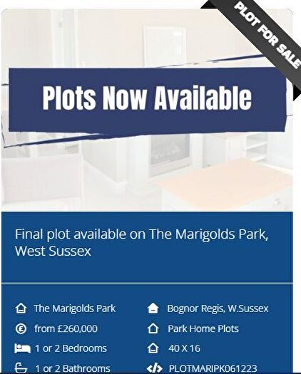 2 Bedroom Mobile/park Home For Sale In The Marigolds, Shripney Road, Bognor Regis, PO22