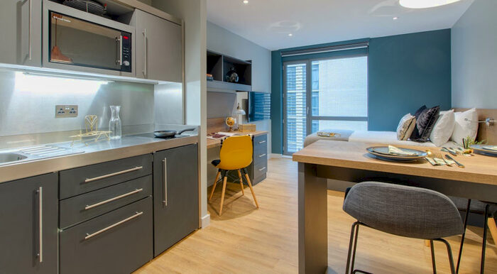 1 Bedroom Flat To Rent In Superior Studio W Bar, Sheffield, S3