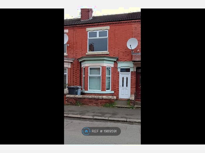 3 Bedroom Terraced House To Rent In Laura Street, Crewe, CW2