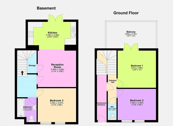 3 Bedroom Flat To Rent In Marischal Road, London, SE13