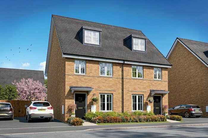 3 Bedroom Semi-Detached House For Sale In "The Braxton - Plot " At Bingham Gate, Burrows Drive, Bingham, Nottingham, NG13