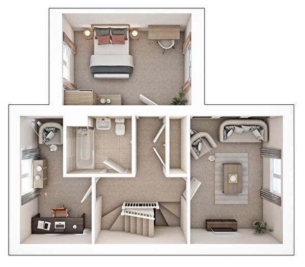 3 Bedroom Detached House To Rent In Joseph Ward Close, Chelmsford, CM1