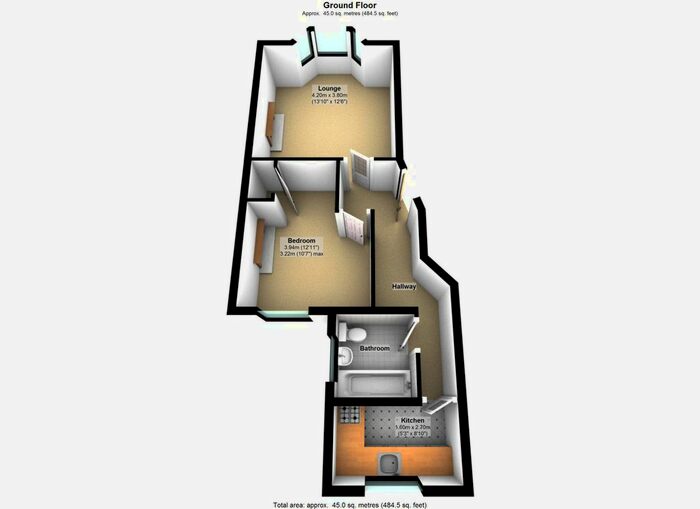 1 Bedroom Flat To Rent In Paston Place, Kemp Town, BN2