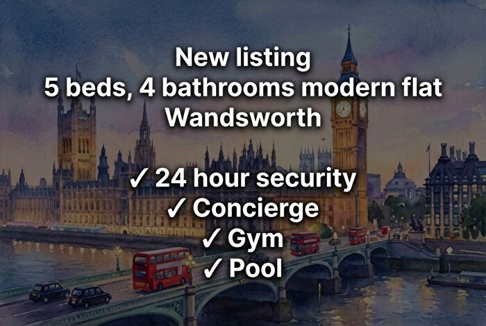 5 Bedroom Flat To Rent In Carnation Way, London, SW8