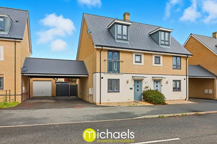 3 Bedroom Semi Detached House For Sale In Laurence Byrne Avenue, Stanway, Colchester, CO3