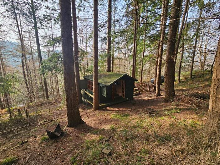 Log Cabin For Sale In Middle Bank Wood, Coed Bwlch, Rhysgog, Llangollen, Denbighshire, LL20