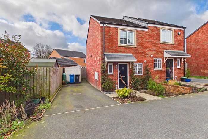 2 Bedroom Semi Detached House For Sale In Elden Grove, St. Mary Park, Morpeth, Northumberland, NE61