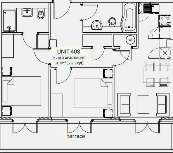 2 Bedroom Flat To Rent In East Point, East Street, Leeds, LS9