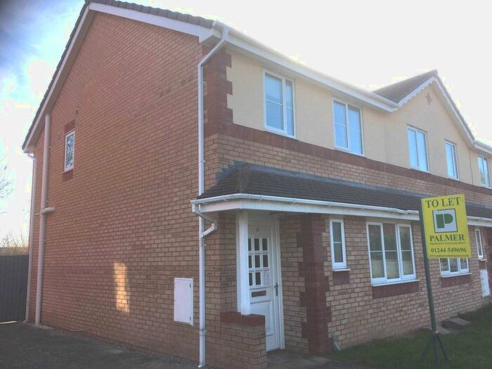 3 Bedroom End Of Terrace House To Rent In Cwrt Maes Goch, Bagillt, At., CH6